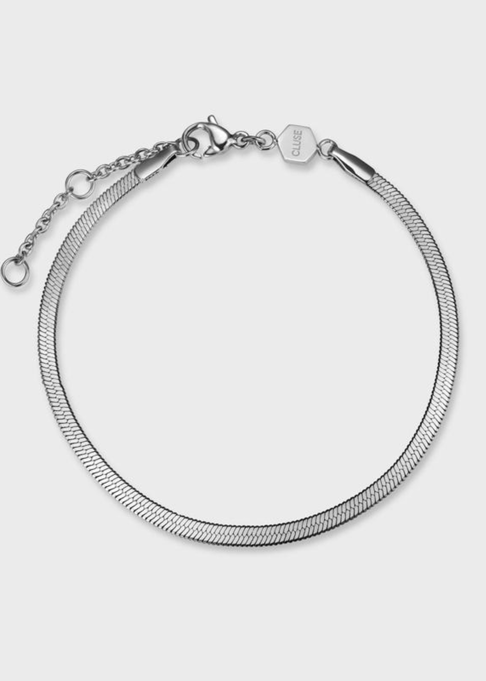 Cluse Essentielle Snake Bracelet Silver Colour
