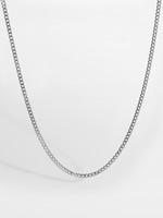 Northern Legacy Nl Minimal Sequence Necklace - Silver Tone