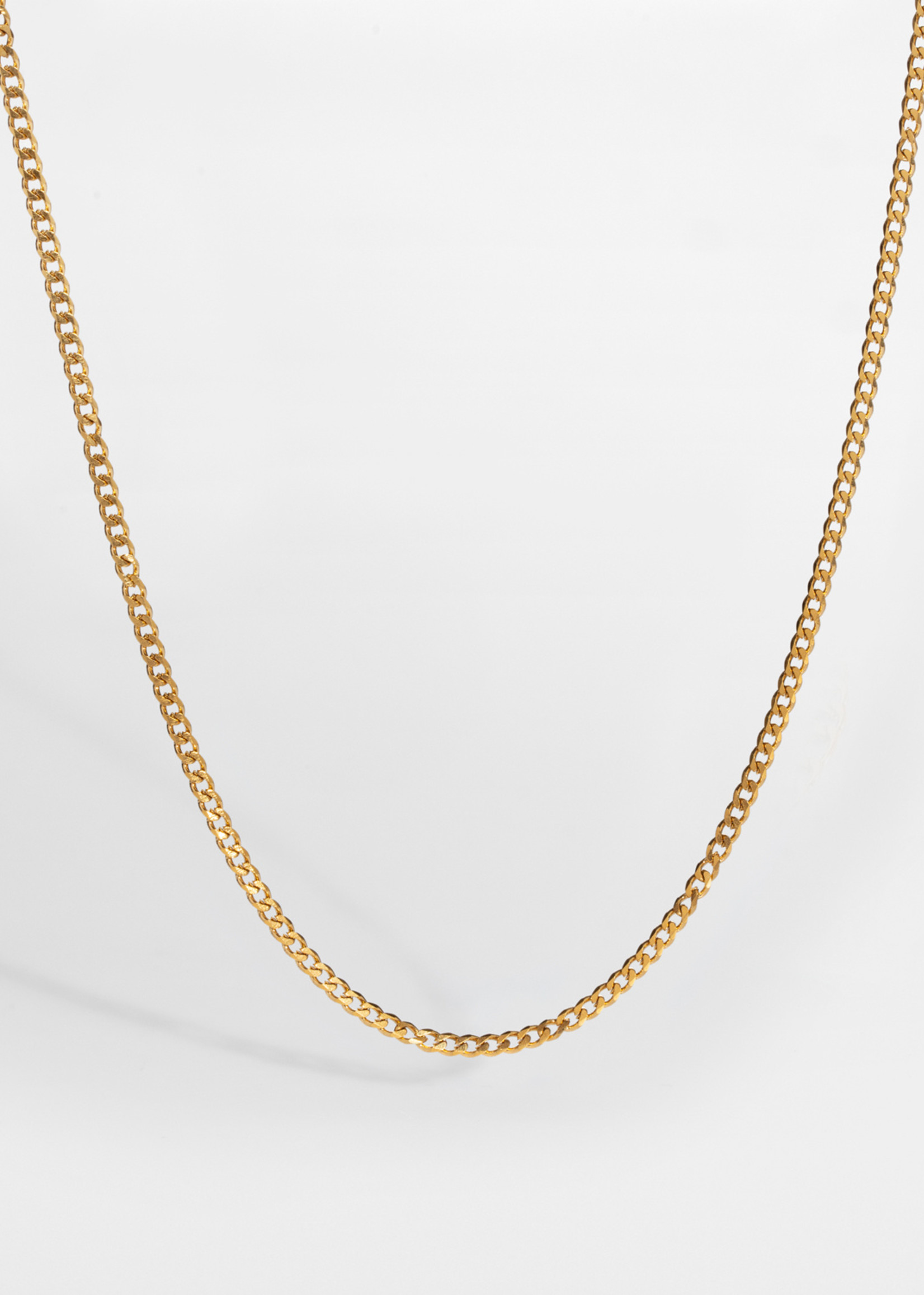 Northern Legacy NL Minimal Sequence Necklace - Gold Tone