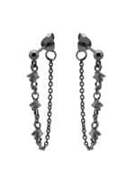 Karma Chain Triple Zirconia Dots Silver