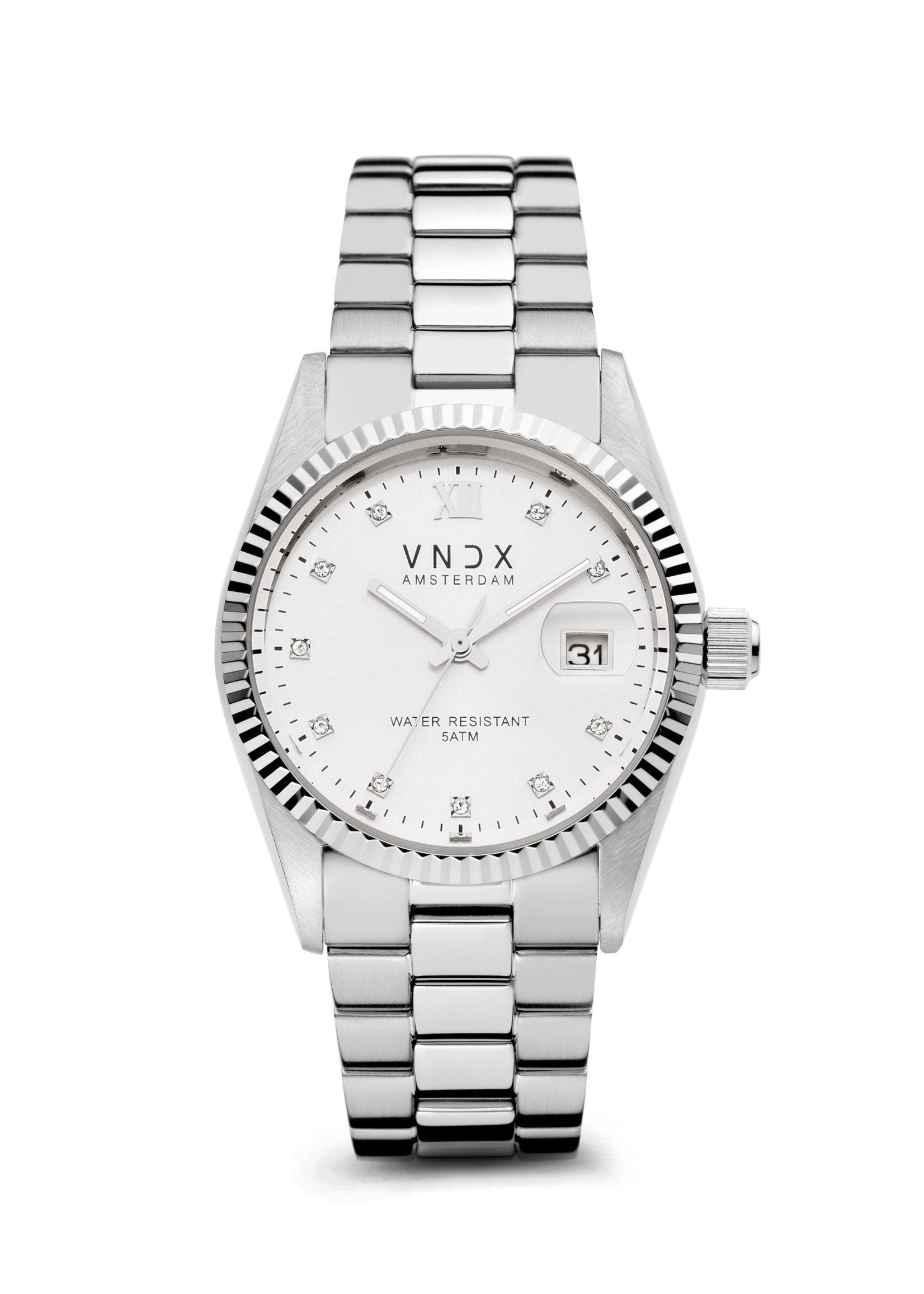 Heren horloge | Dark DJ Zilver | VNDX Amsterdam