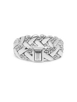 Buddha to Buddha 925 Sterling Zilveren 617 - George Texture Ring Silver
