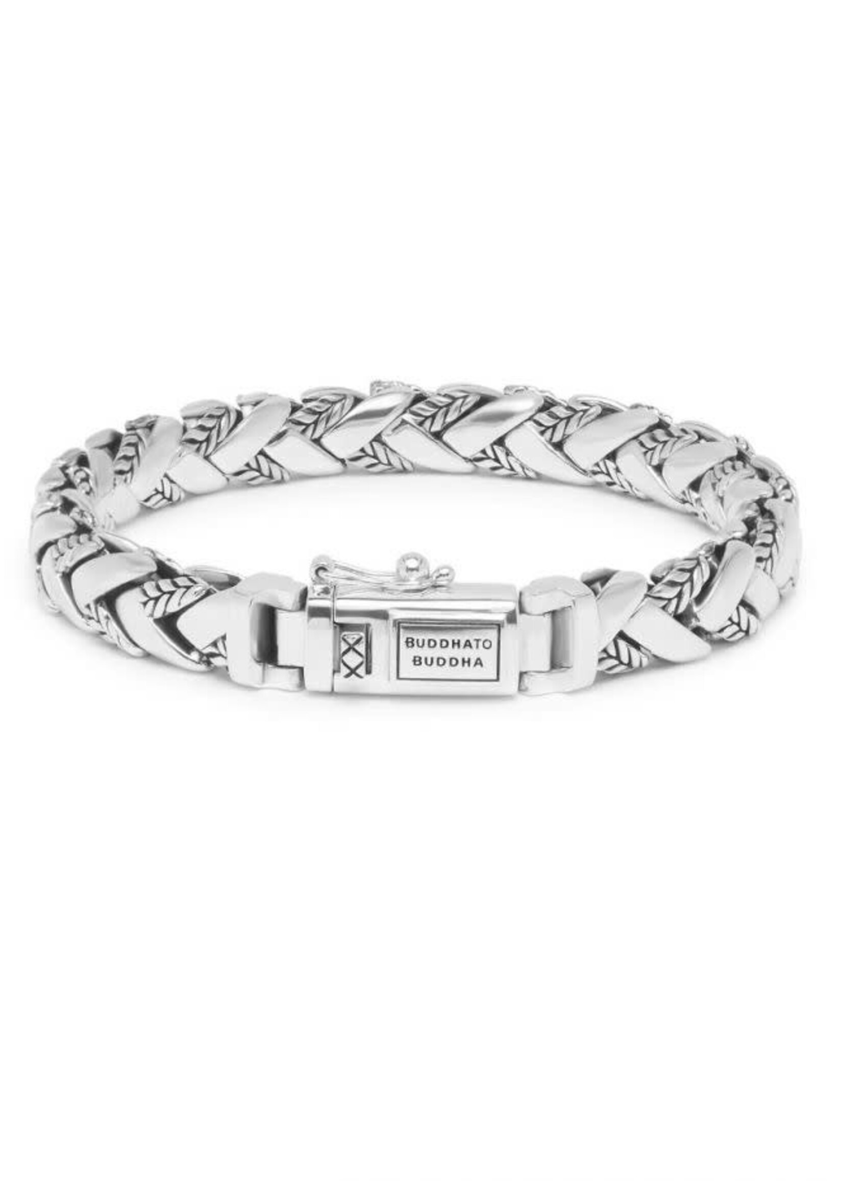 Buddha to Buddha 925 Sterling Zilveren 128 George Texture Bracelet Silver