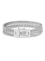 Buddha to Buddha 925 Sterling Zilveren J104 - Triple Mini Bracelet Silver