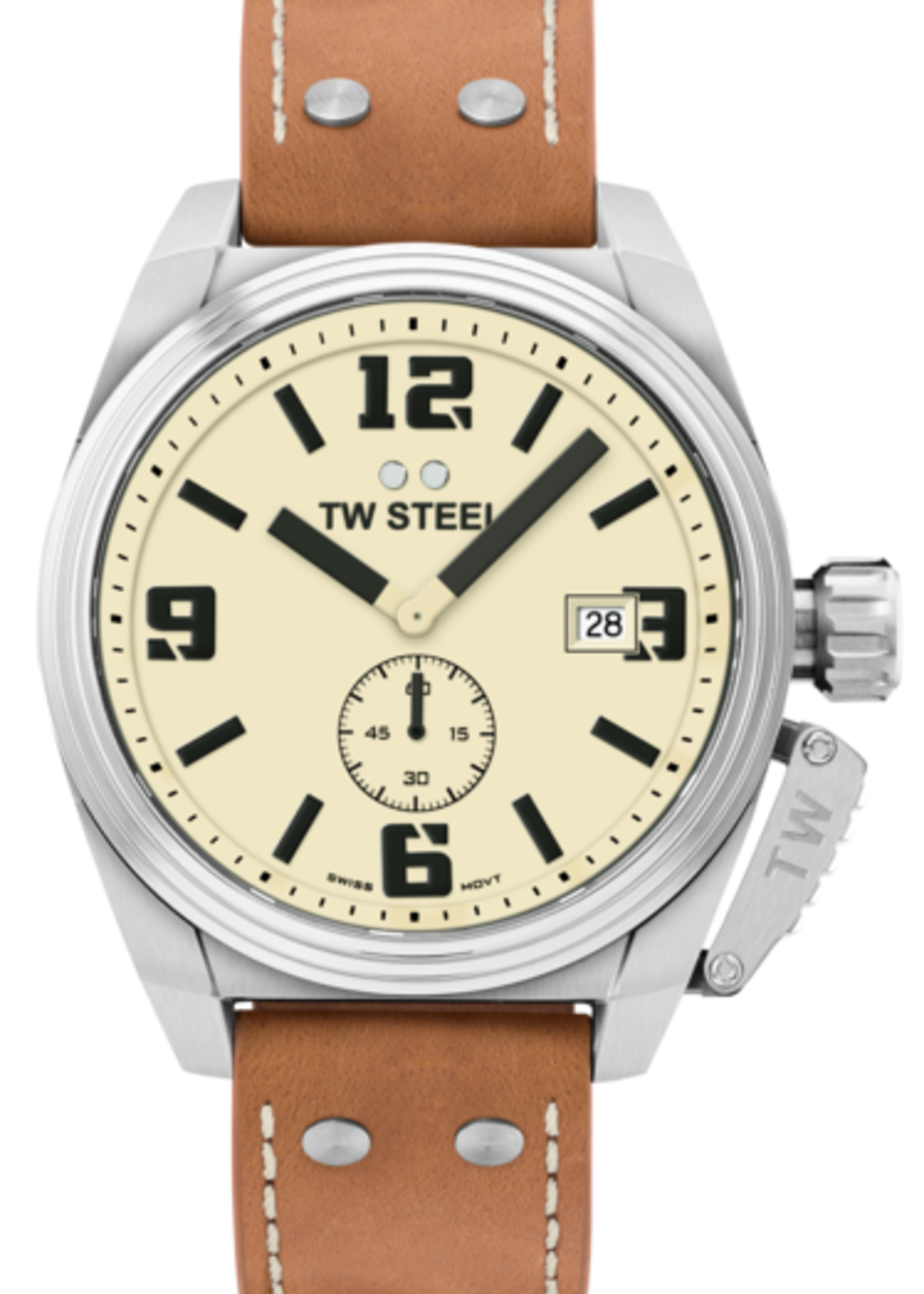 TW-Steel new canteen cr tan swiss move s