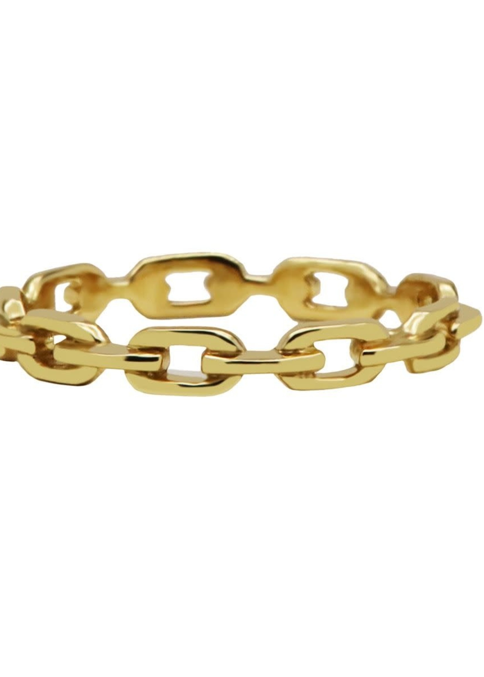 Karma Ring Queens Chain Goldplated