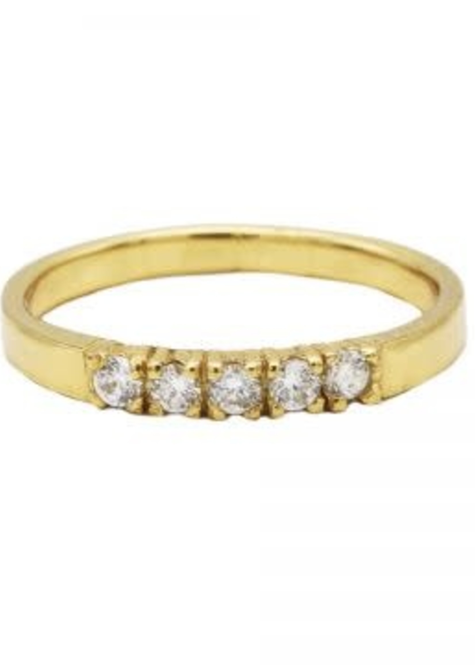 Karma Ring 4 Zirconia Goldplated