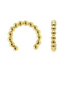 Karma Earcuff Plain Dots Goldplated