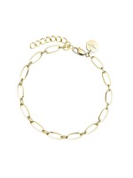 Rosefield oval bracelet gold