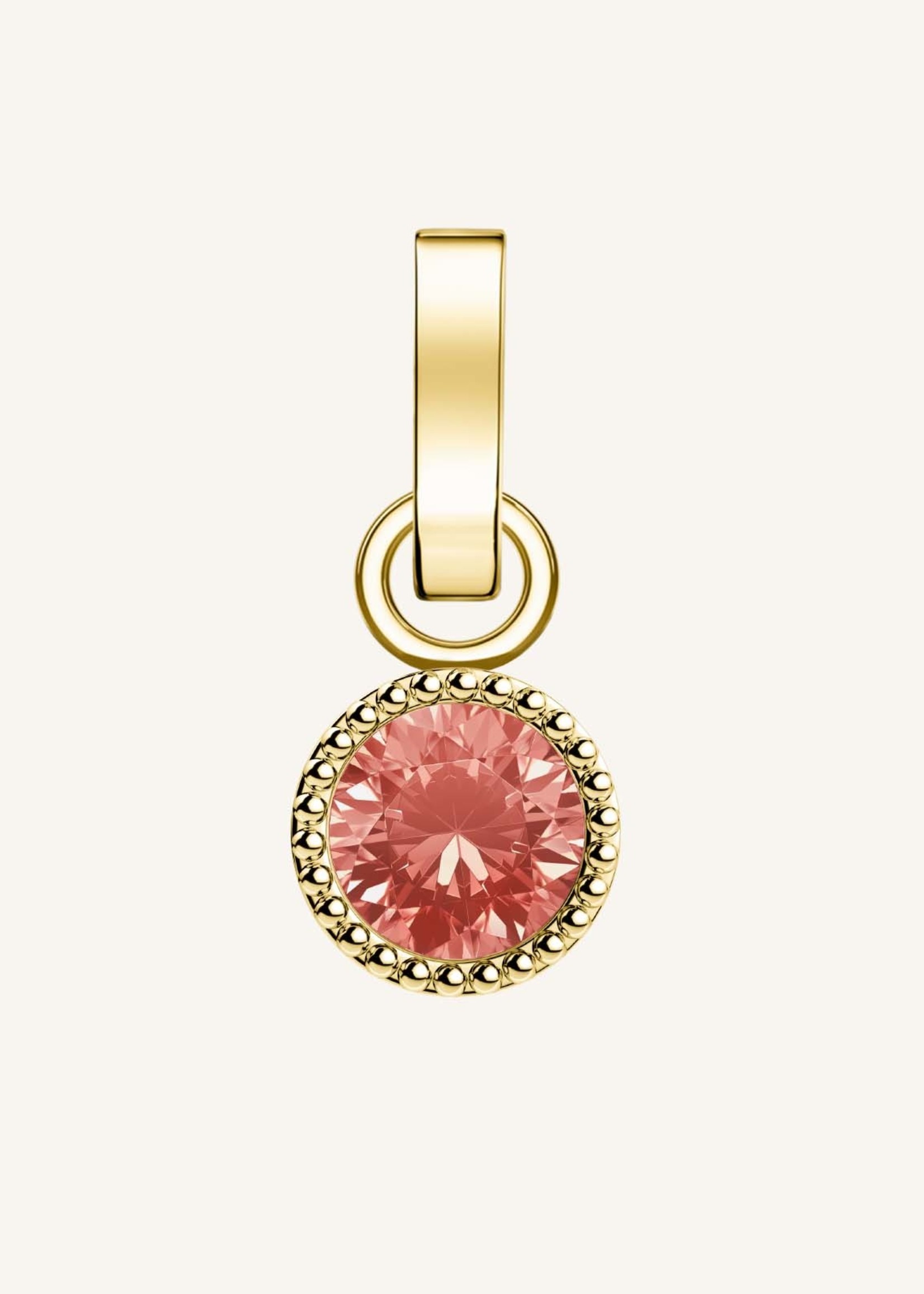 Rosefield pendant gold birthstone october