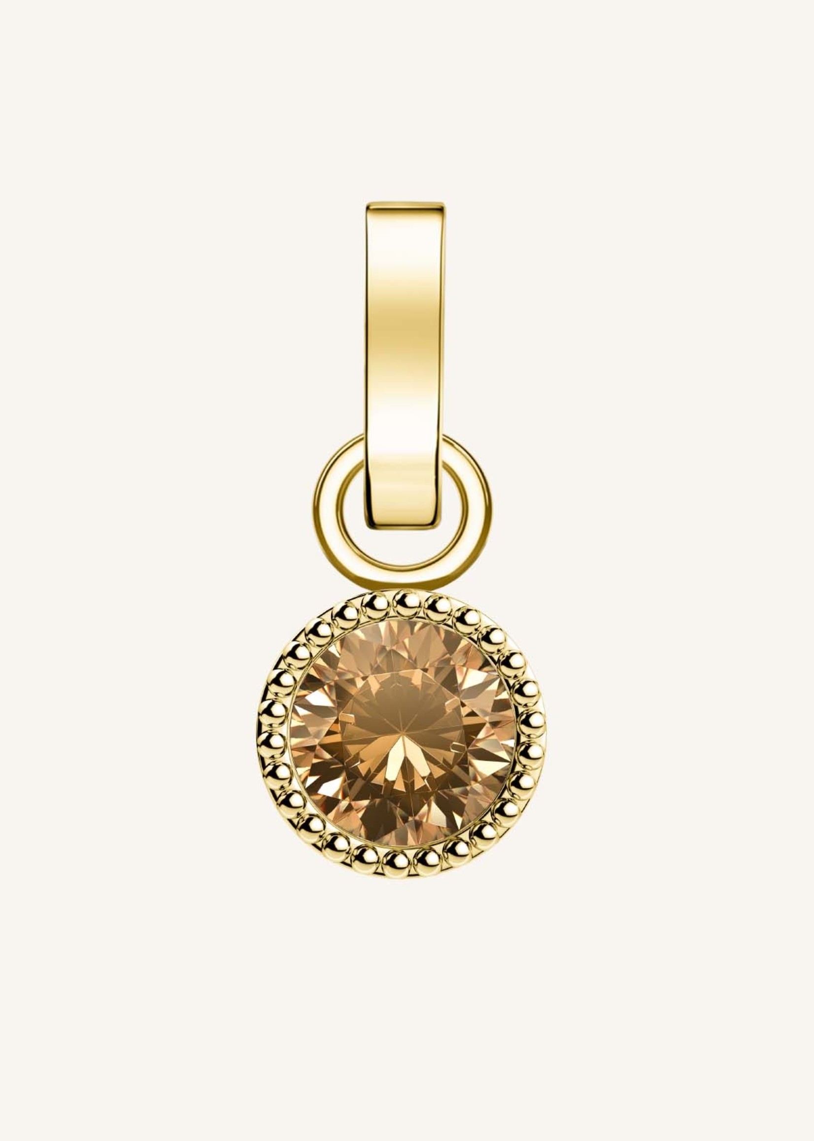 Rosefield pendant gold birthstone november