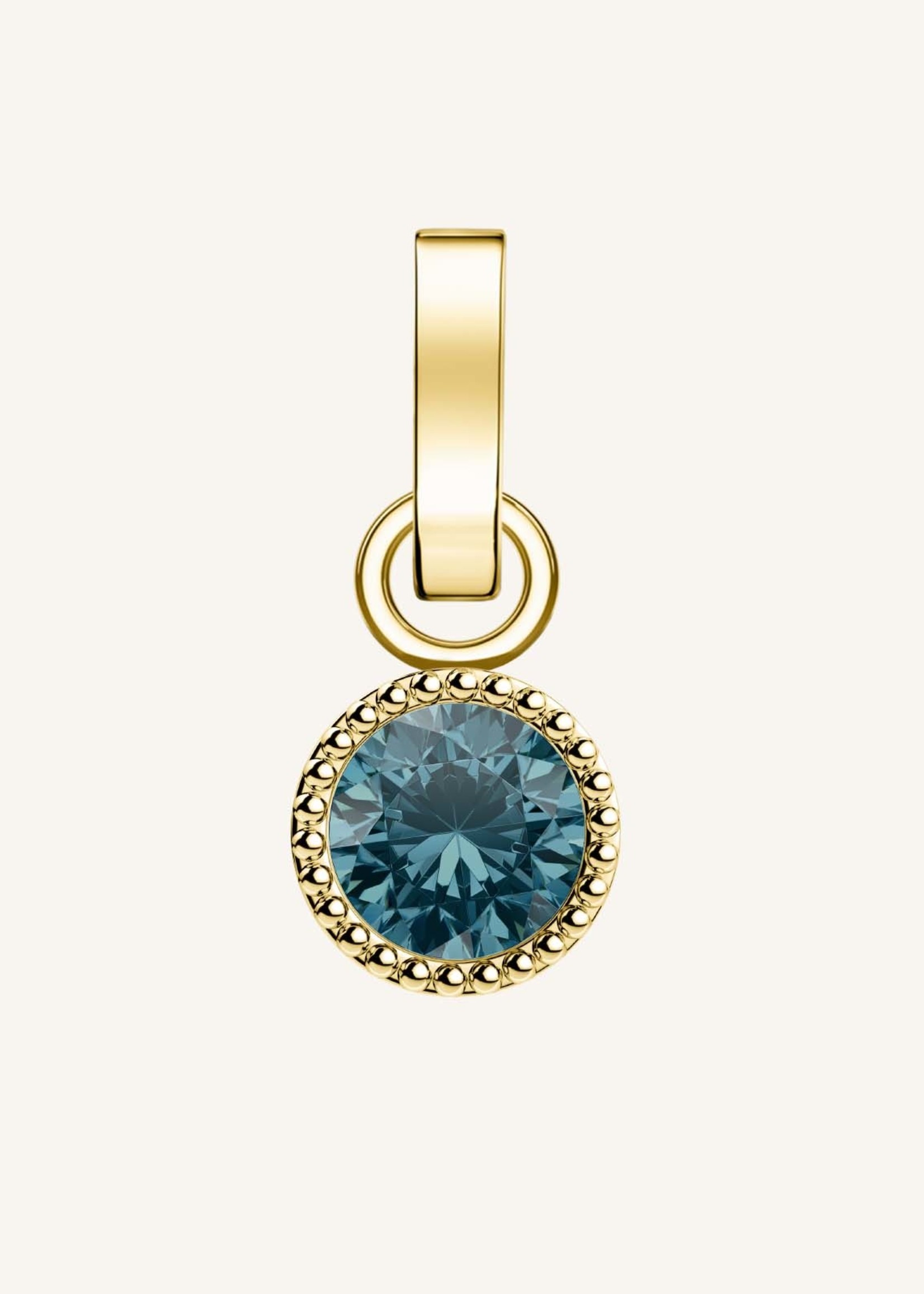 Rosefield pendant gold birthstone december