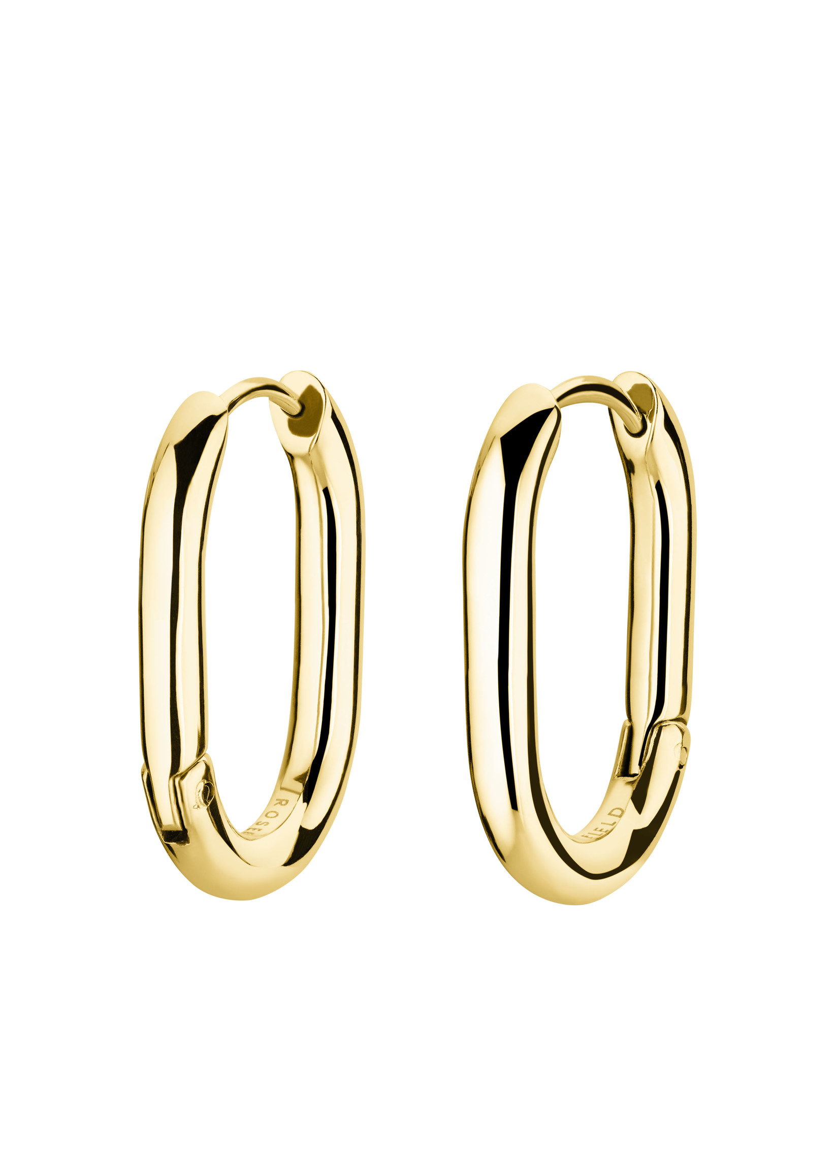 Rosefield small oval hoops gold
