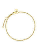 Rosefield Flat Curb Bracelet Gold