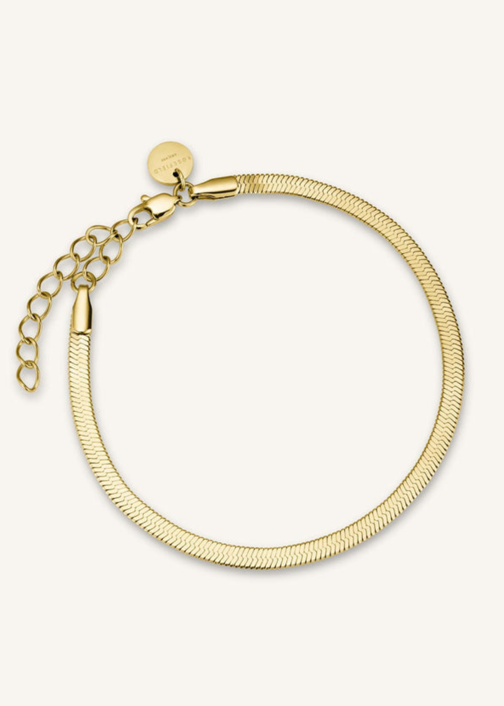 Rosefield snake bracelet gold