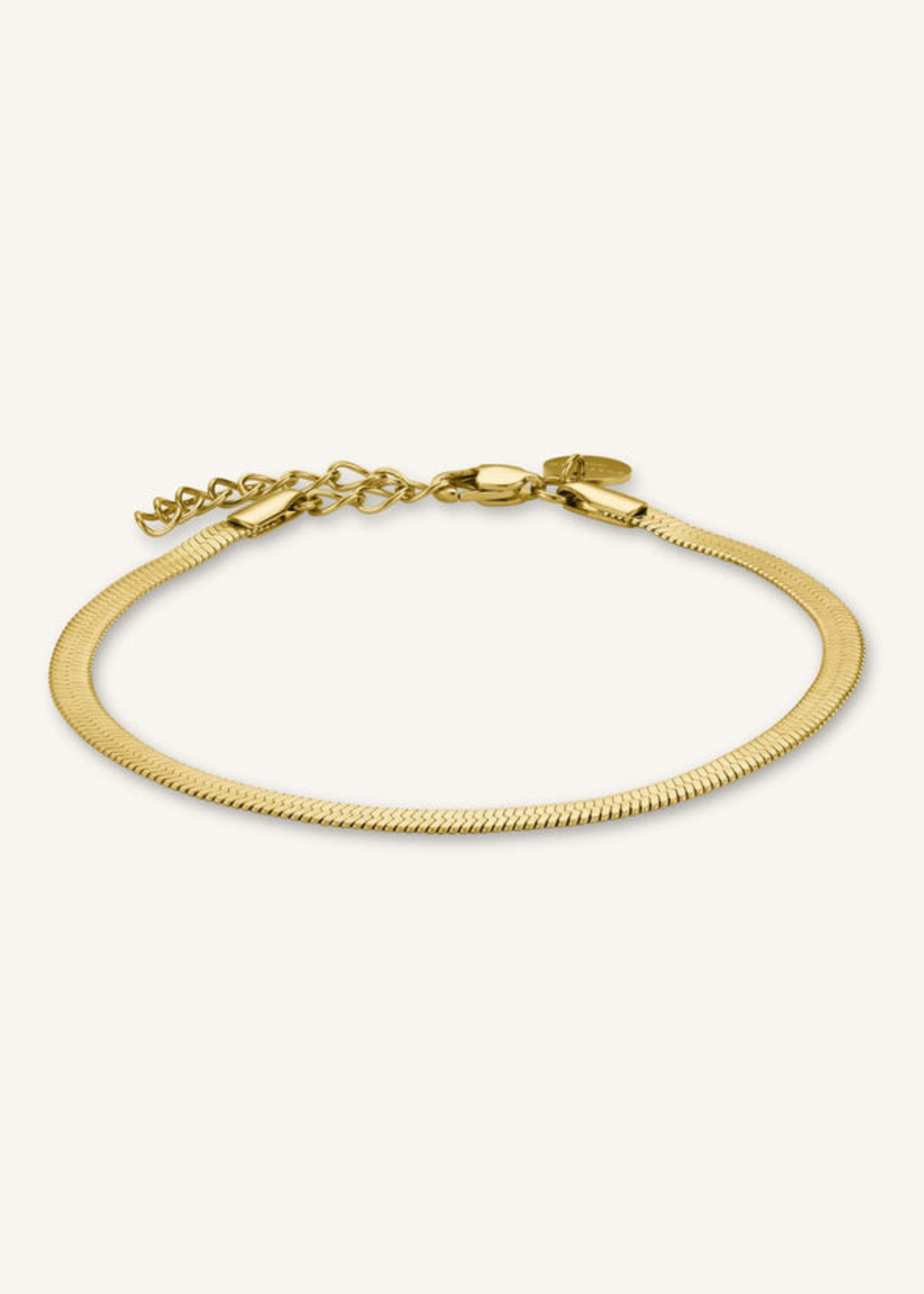 Rosefield snake bracelet gold