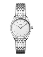 Cluse Féroce Mini Watch Steel White, Silver Color
