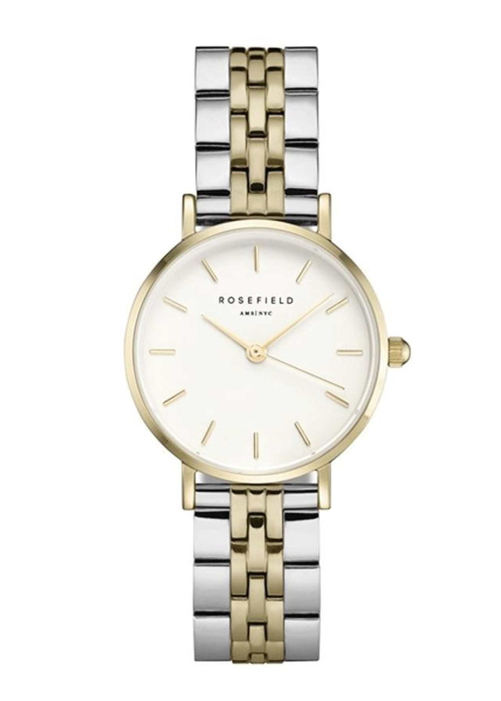 Rosefield the small edit white steel silver gold duo