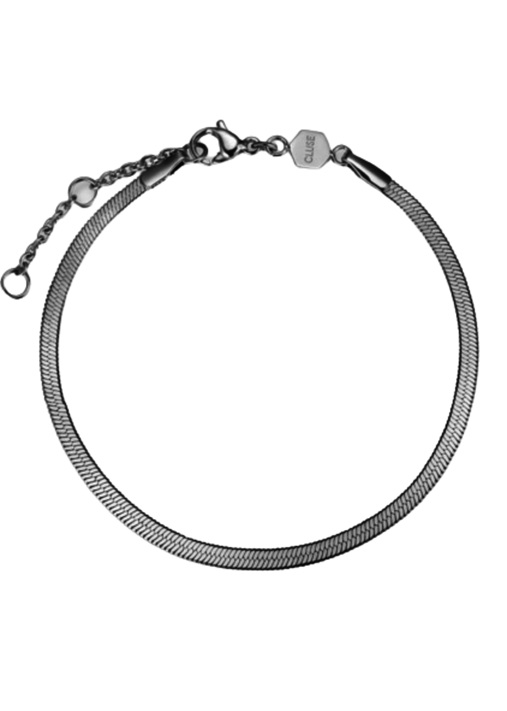 Cluse Essentielle Snake Bracelet Silver Colour