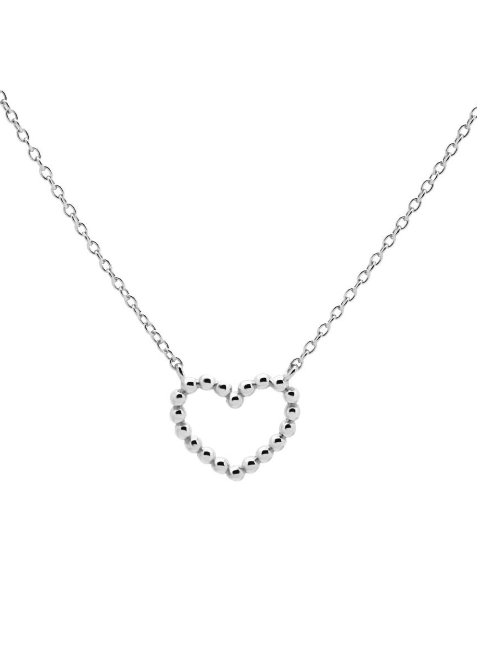 Karma Necklace Open Your Heart Silver
