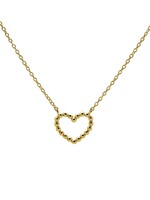 Karma Necklace Open Your Heart Goldplated
