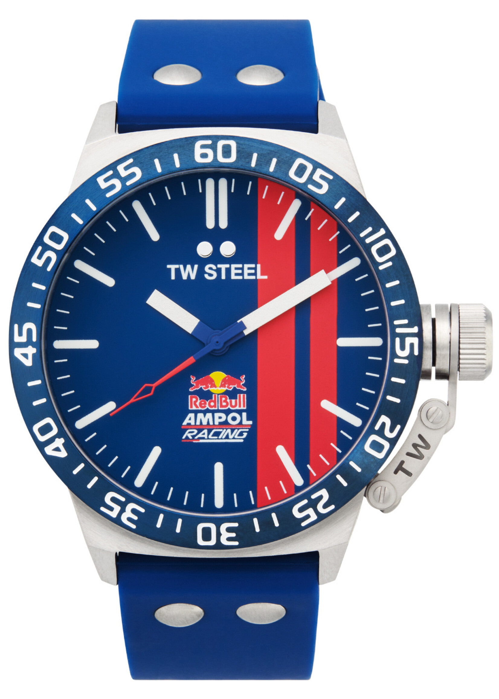 TW-Steel New Canteen Blauw Rubber Red Bull