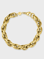 Cluse Essentielle Chunky Twisted Chain Bracelet Gold Colour