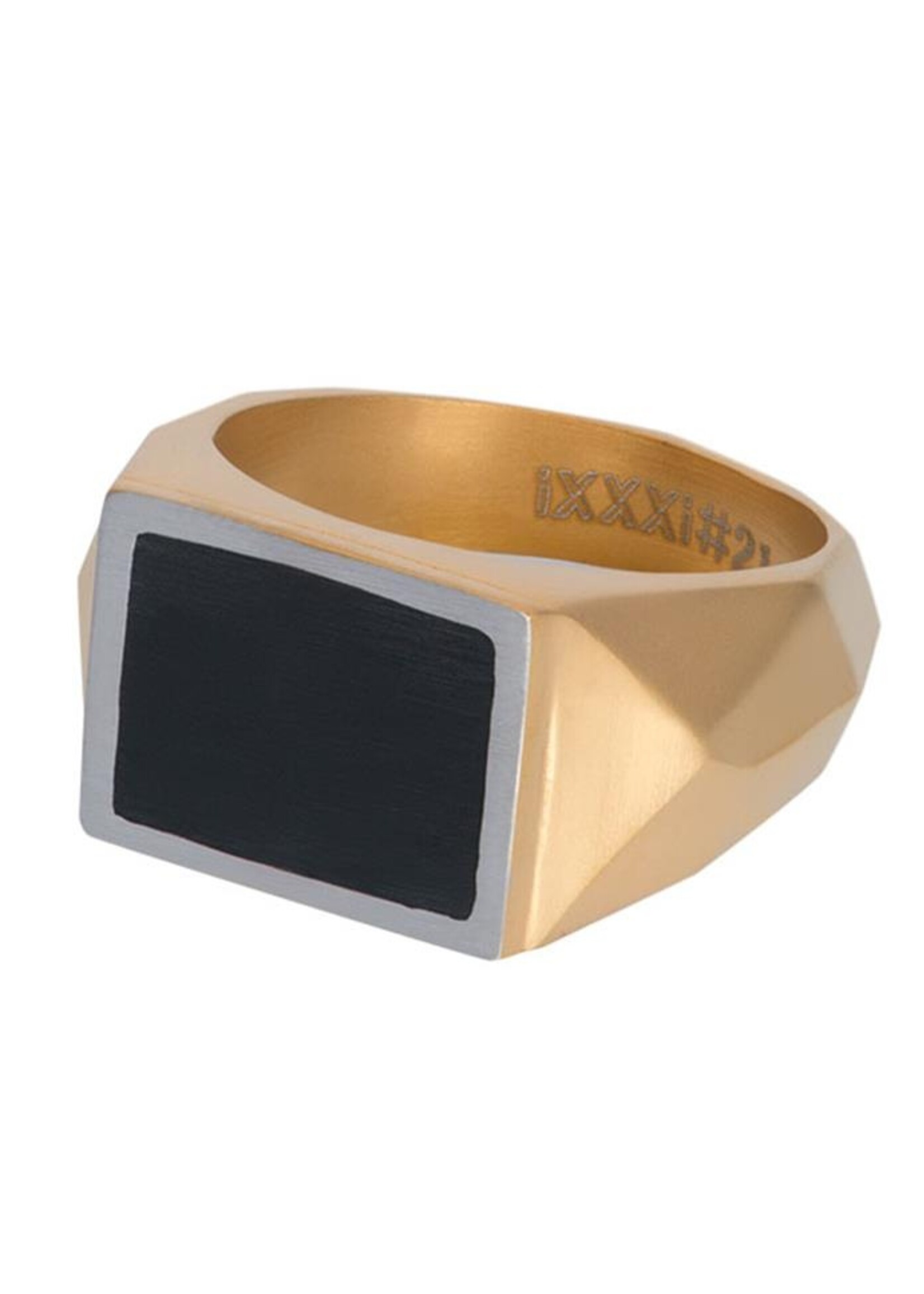 Ixxxi Men Ring Audi Matt Gold