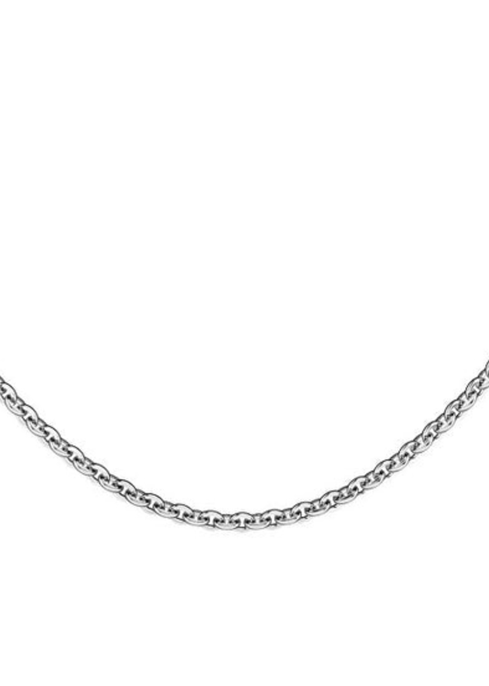 Rosefield Thin Chain Necklace Silver