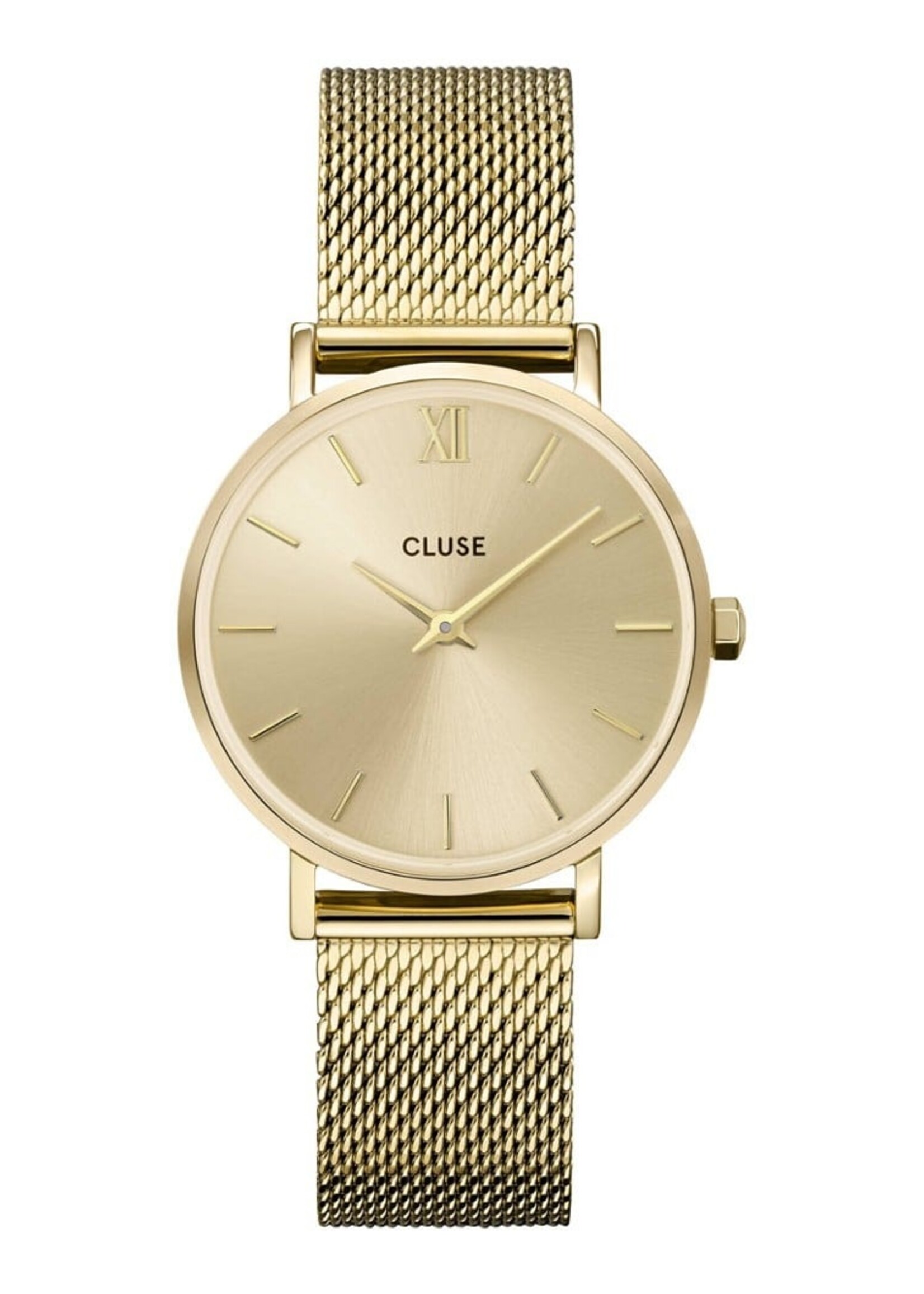 Cluse Minuit Watch Mesh, Full Gold Colour