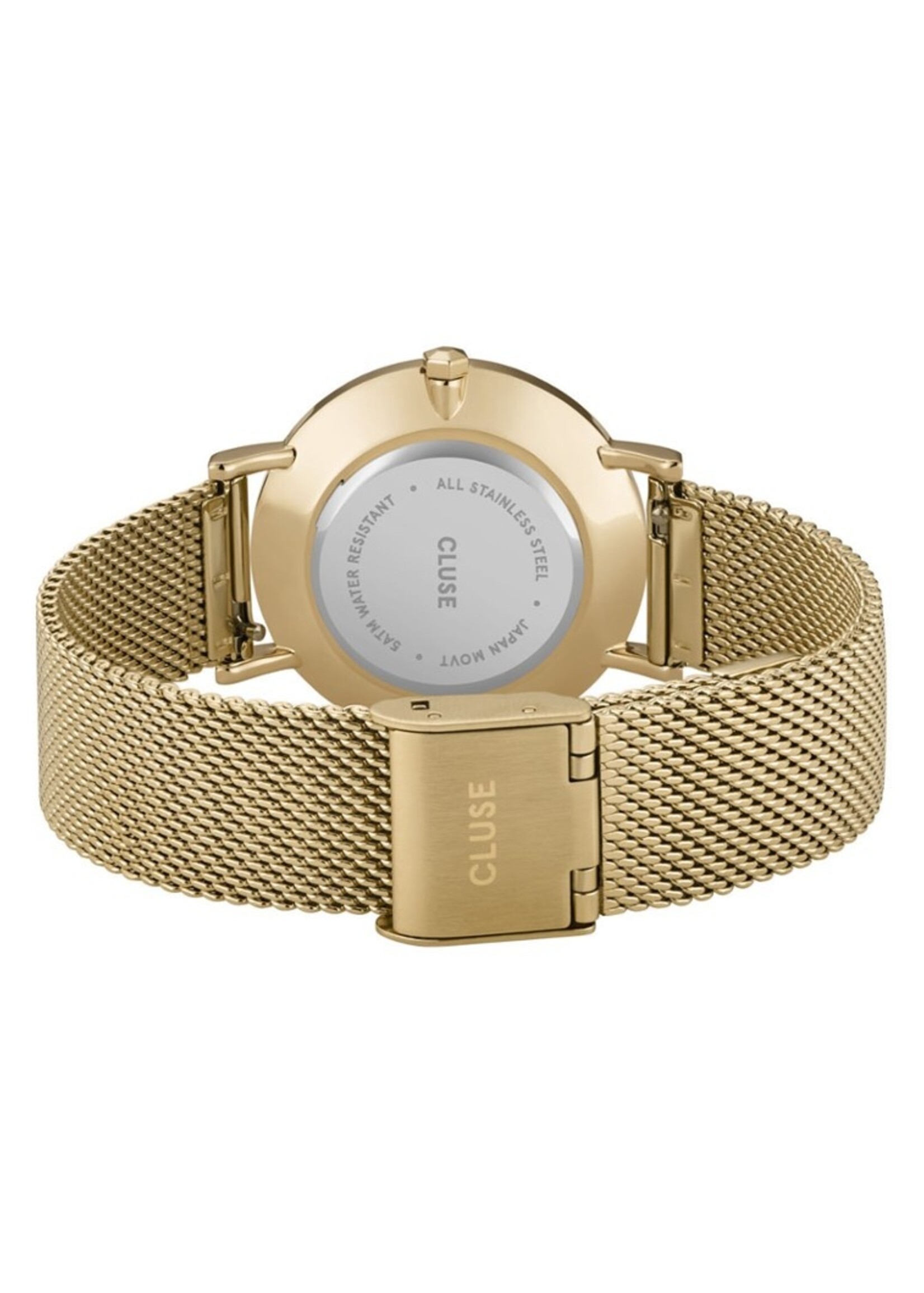 Cluse Minuit Watch Mesh, Full Gold Colour