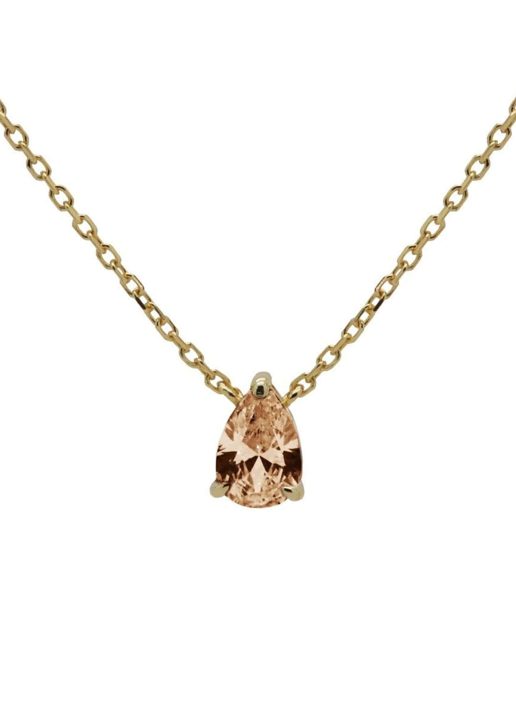 Karma Necklace Julia Champaign Goldplated