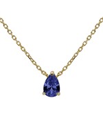 Karma Necklace Julia Sapphire Blue Goldplated