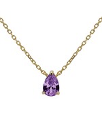 Karma Necklace Julia Lavender Goldplated