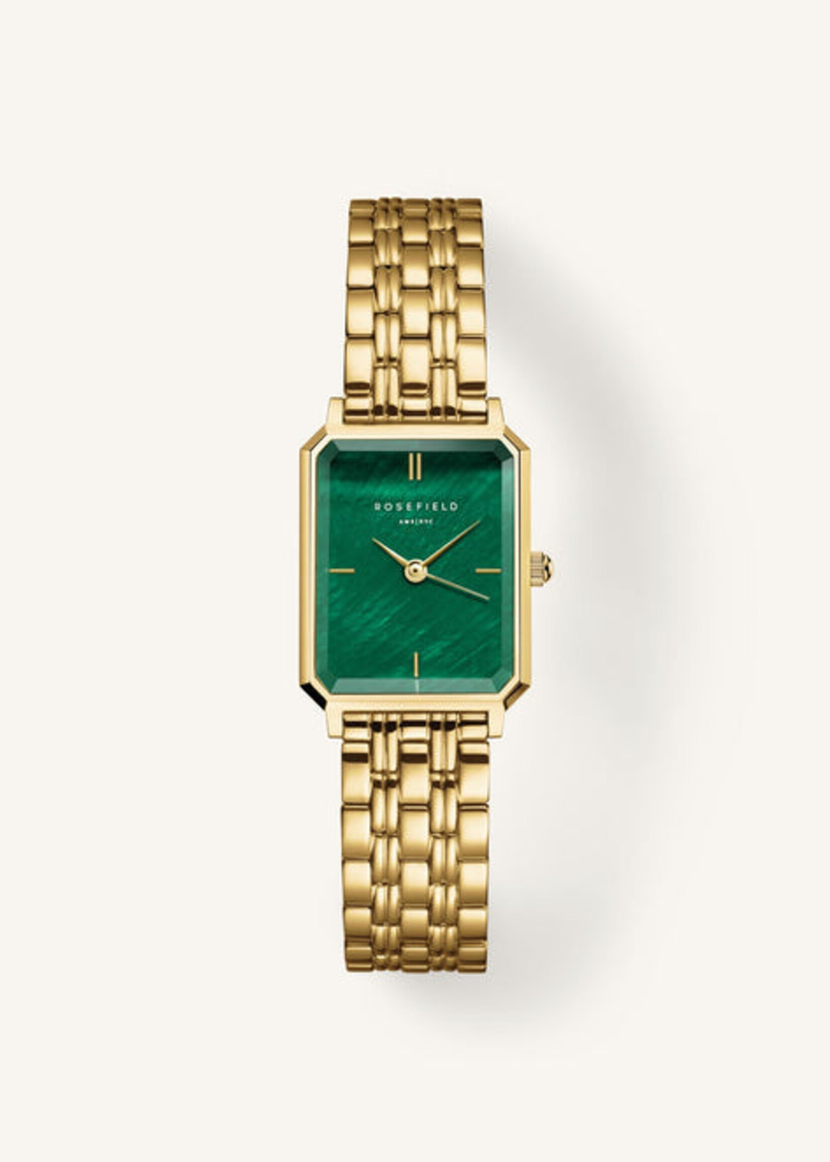 Rosefield The Octagon XS Emerald gold