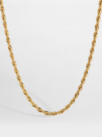 Northern Legacy NL Rope Necklace - Gold Tone