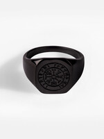 Northern Legacy Vegvisir Signature - Black ring