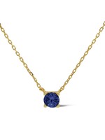 Karma Necklace TESS Goldplated SAPPHIRE BLUE