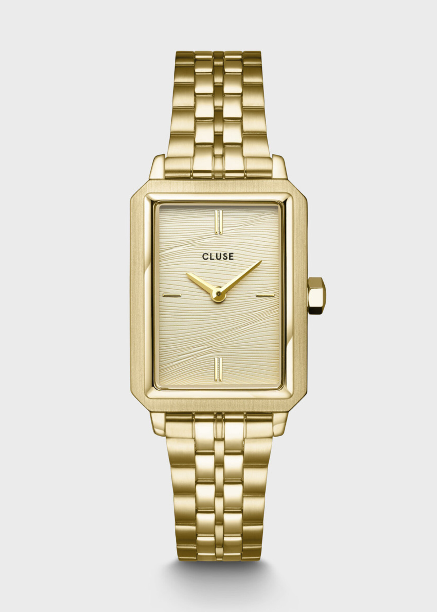Cluse Fluette Watch Steel, Sand Texture Gold, Gold Colour
