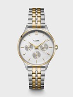 Cluse Minuit Multifunction Watch Steel, Bicolour