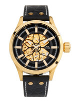 TW-Steel Volante Skeleton Goud Zwart S