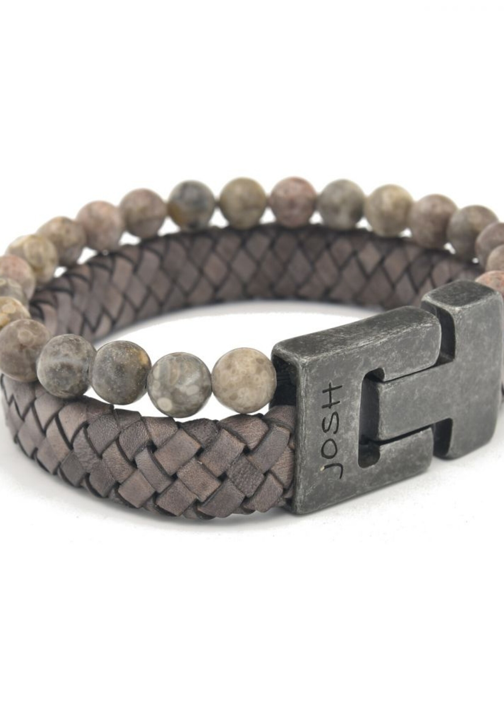 Josh Armband Heren Vintage Black 24966 vb