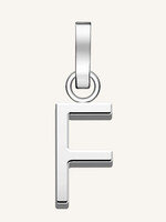 Rosefield pendant silver letter f