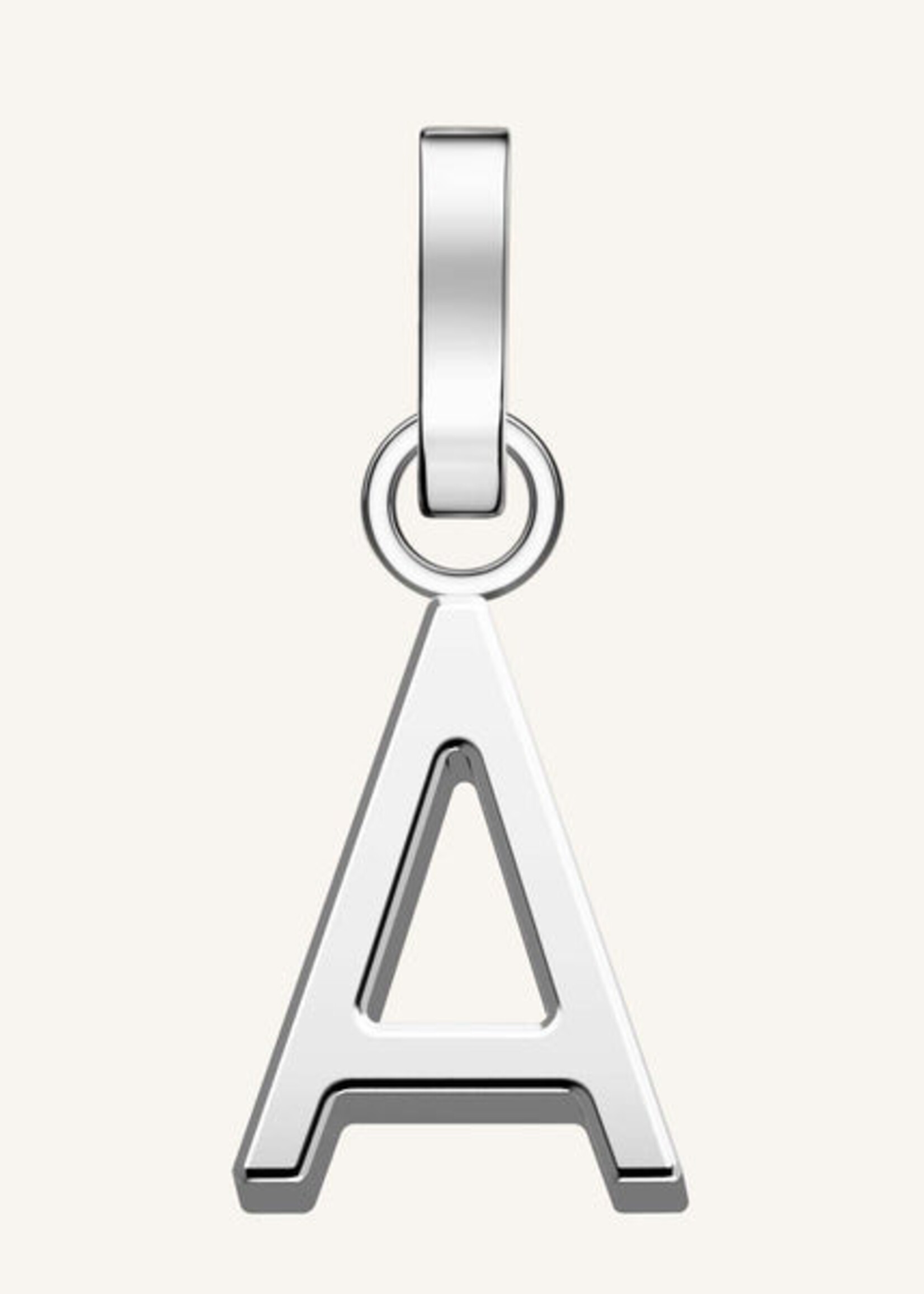 Rosefield pendant silver letter a