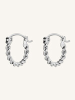 Rosefield Twisted hoops Silver