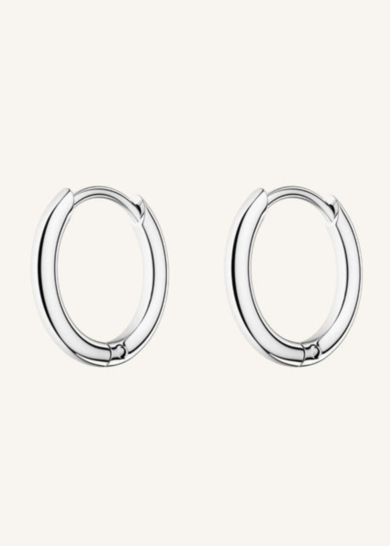 Rosefield Small Hoops Silver