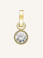 Rosefield pendant gold birthstone april