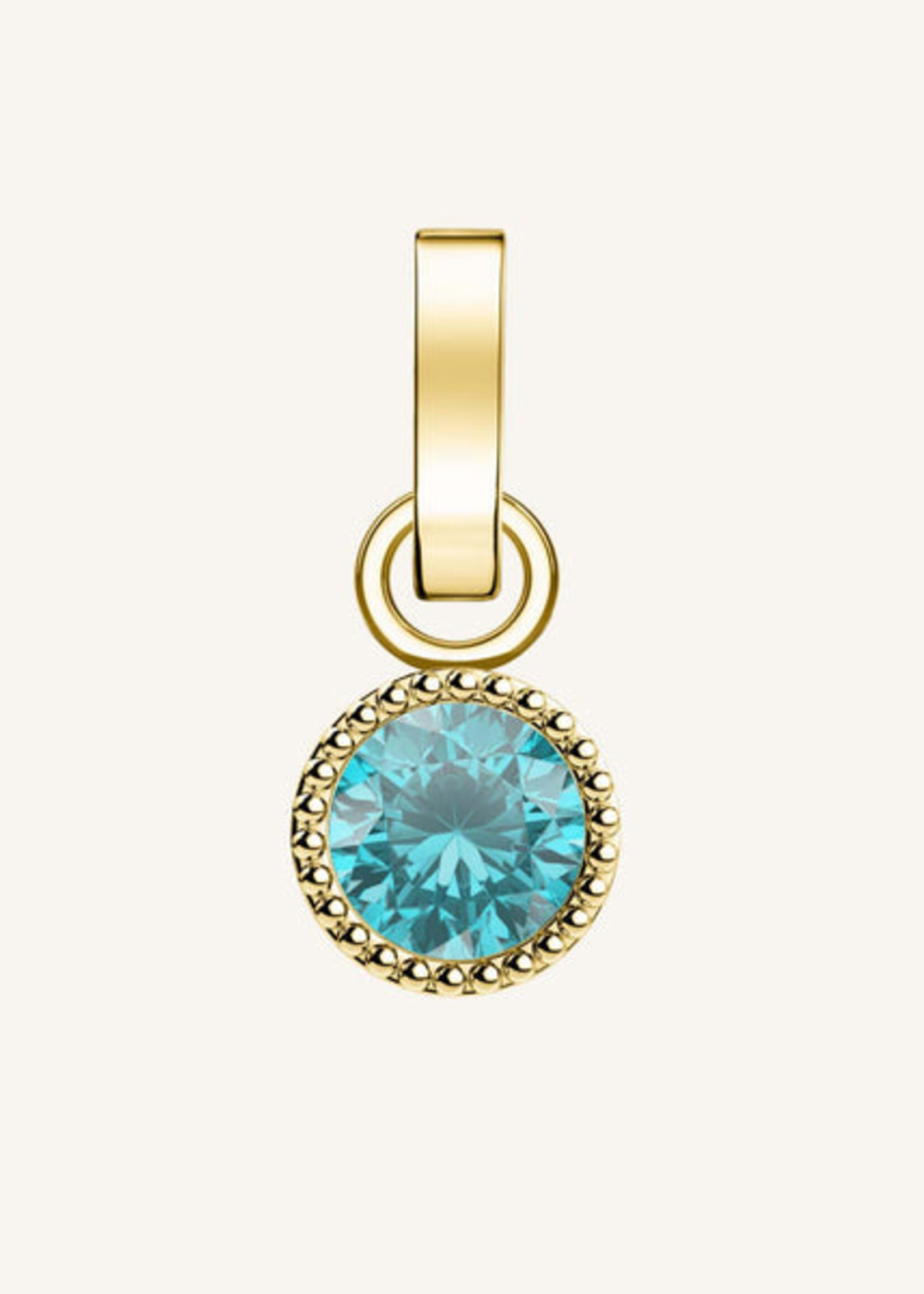 Rosefield pendant gold birthstone march