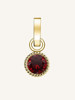 Rosefield pendant gold birthstone january