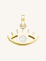 Rosefield pendant gold lucky symbol mop evil eye